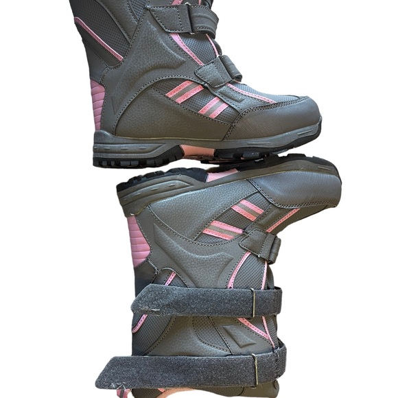 Totes Girls Snow Boots Size 3M - Picture 6 of 9